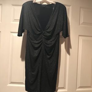 Metallic Black Forever 21 Dress